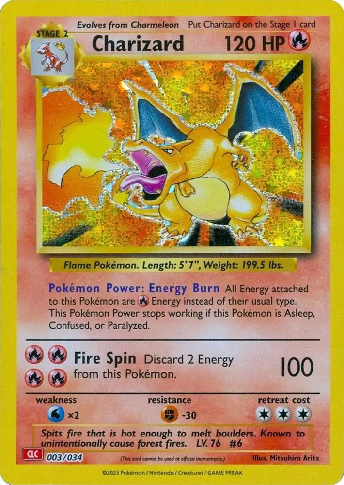 PokeDATA - Check current Pokemon card values for Charizard 003!